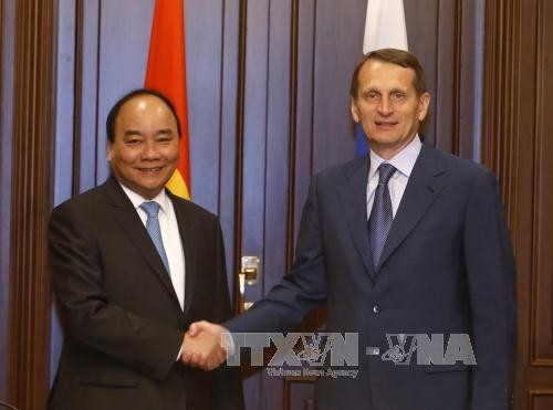 Nguyên Xuân Phuc rencontre le président de la Douma russe - ảnh 1